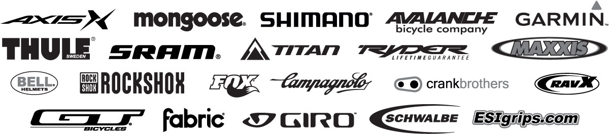 Proud stockists of these brands