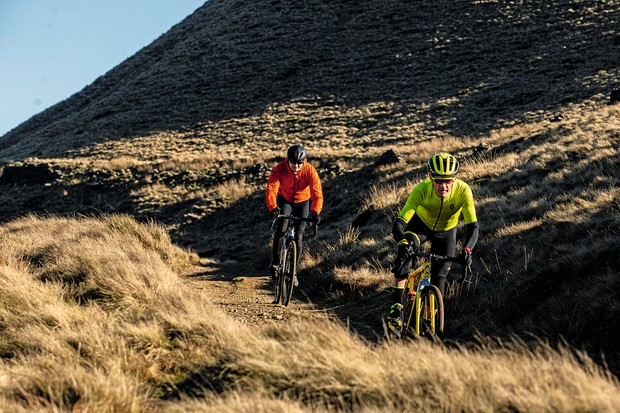 Mark Bailey and Nick Craig gravel riding in the Peak District Mark Bailey and Nick Craig gravel riding in the Peak District